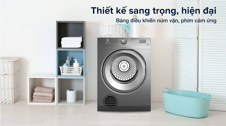 Thiết kế - Máy sấy thông hơi Electrolux 8.5 kg EDV854N3SB