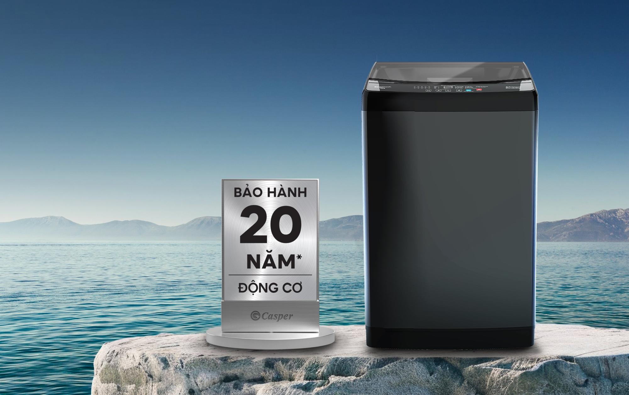 Động cơ máy giặt Casper WT-10NB3 có thể vận hành bền bỉ lên đến 20 năm Động cơ máy giặt Casper WT-10NB3 có thể vận hành bền bỉ lên đến 20 năm