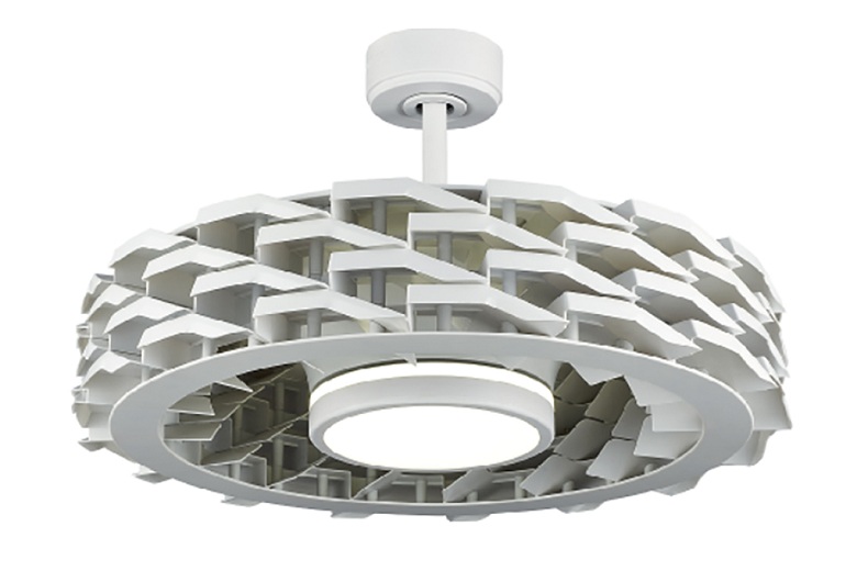 kiểu dáng độc lạ - Quạt trần Firenze Benny BF-C73BLSW màu Trắng