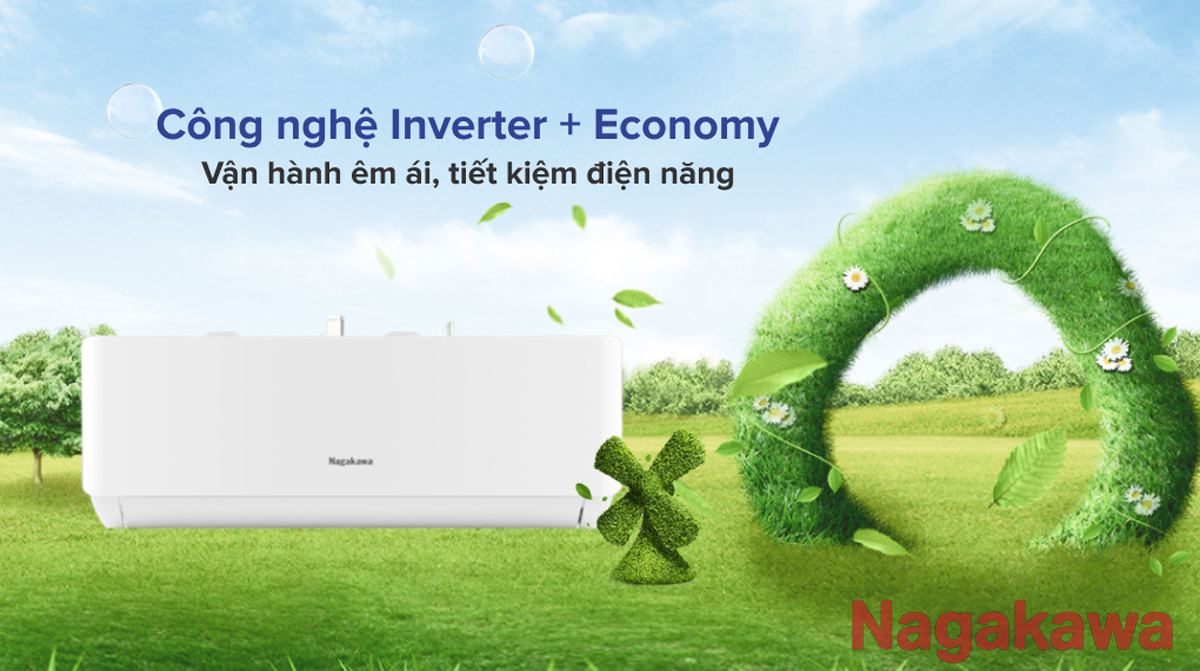 Điều hòa Nagakawa Inverter kết hợp Economy Điều hòa Nagakawa Inverter kết hợp Economy