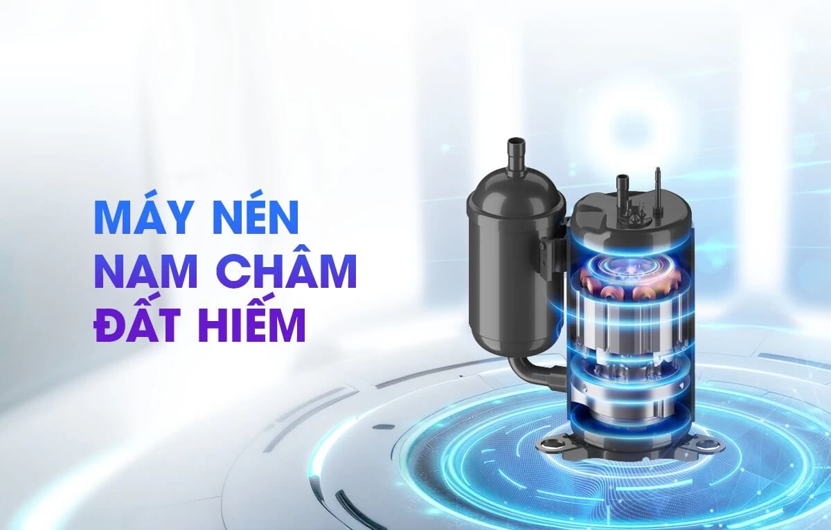 Điều hòa 1 chiều có máy nén tuổi thọ cao Điều hòa 1 chiều