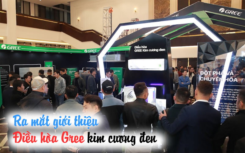 Ra mắt giới thiệu điều hòa Gree Kịm Cương Đen 2025