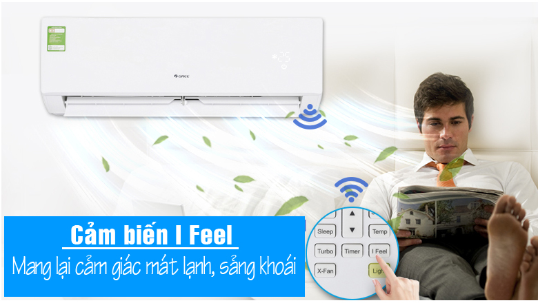 Điều hòa Gree Cảm biến nhiệt độ thông minh I-Feel