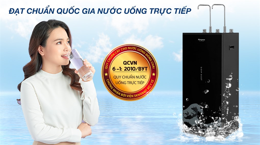 Đạt chuẩn nước uống trực tiếp