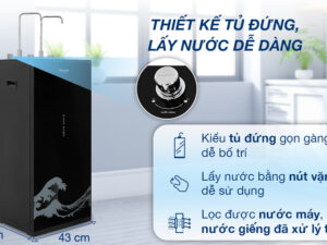 Máy lọc nước RO nóng nguội lạnh Kangaroo KG10A12 10 lõi - Thiết kế