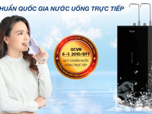 Máy lọc nước RO nóng nguội lạnh Kangaroo KG10A12 10 lõi - Tiêu chuẩn đầu ra